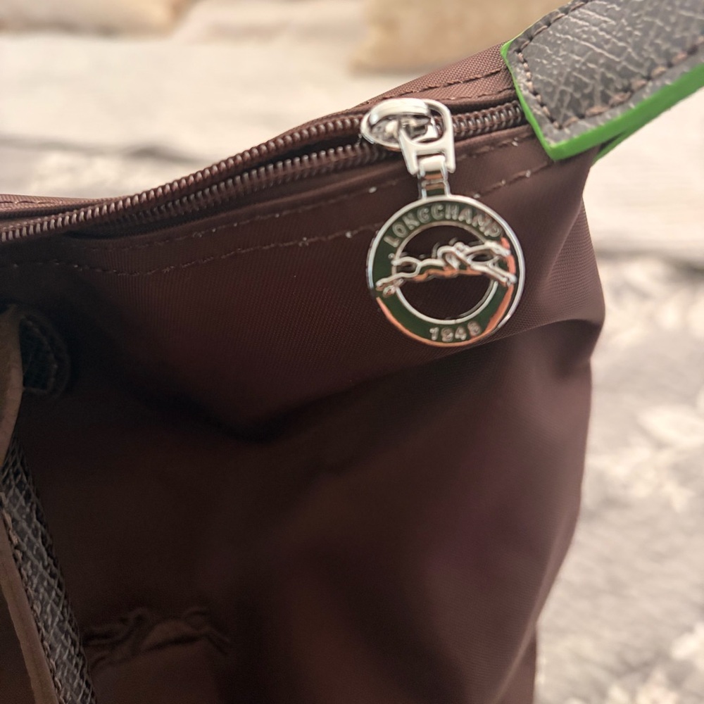 Medium Longchamp Chocolate Brown Shoulder Bag - Picture 9 of 11